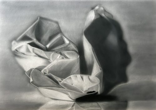 zerknülltes Papier